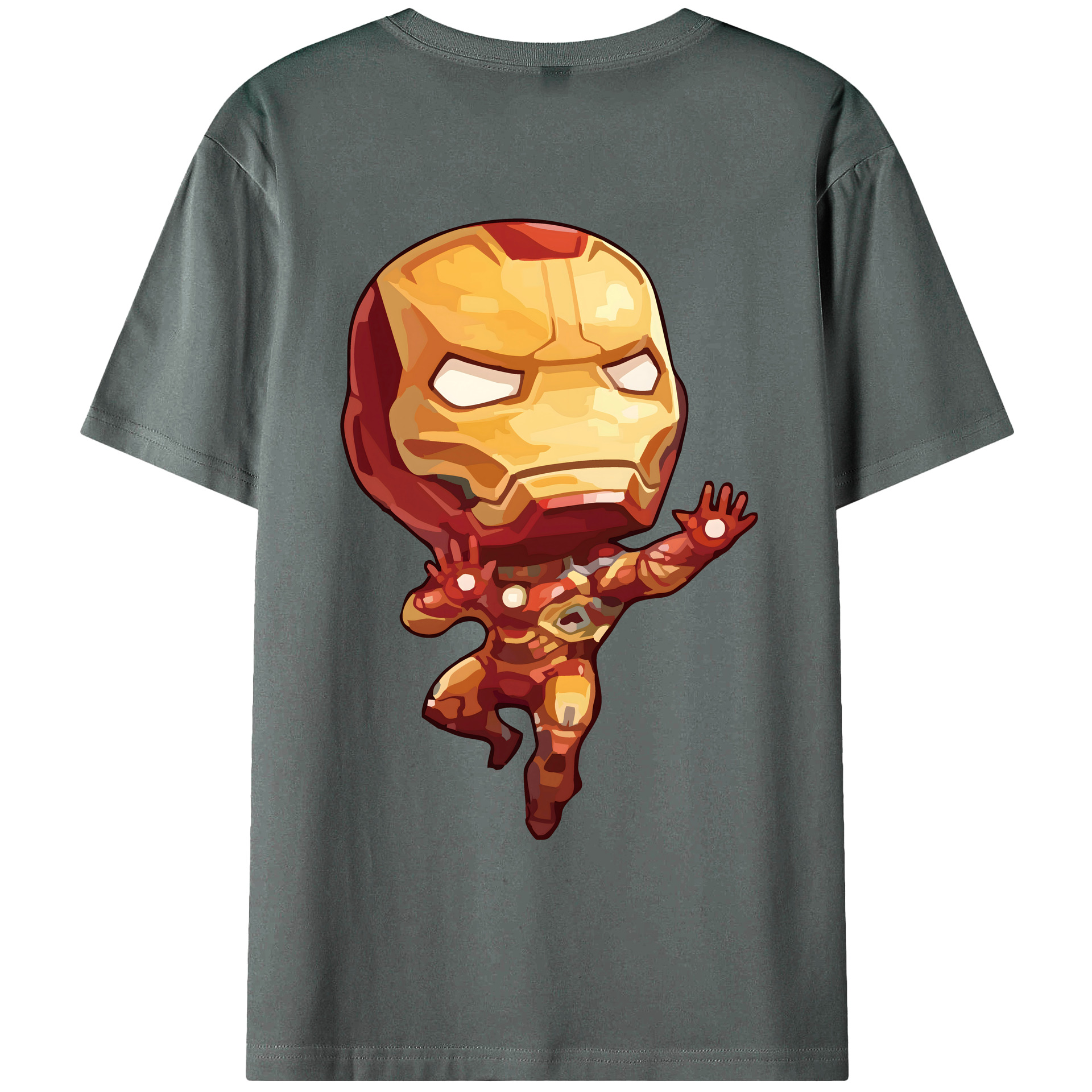 アベンジャーズ The Avengers 綿100％ メンズ半袖Tシャツ（バックプリント） 通気性